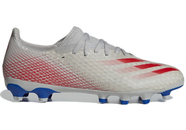 Бутсы Adidas Ghosted.3 Fg белые с красным